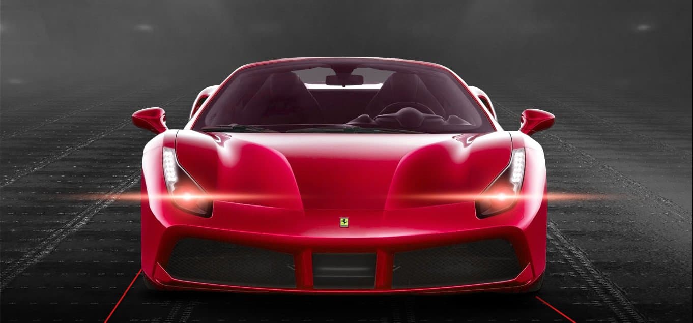 Carro com acabamento espelhado após detalhamento
